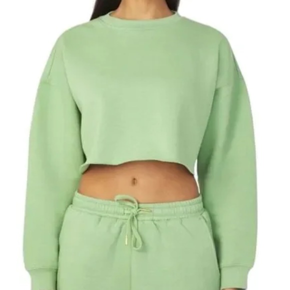 WeWoreWhat Cropped Hoodie Size Medium - Picture 8 of 13